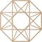 Ekena Millwork Guardian Wood Fretwork Pierced Ceiling Medallion, Alder, 18"OD x 7"ID x 3/8"T CMWP18X18X0375GDAL - alternate 5